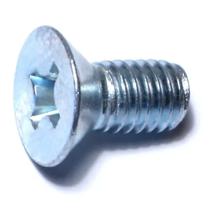 3/8″-16 x 3/4″ Zinc Plated Steel Coarse Thread Phillips Flat Head Machine Screws