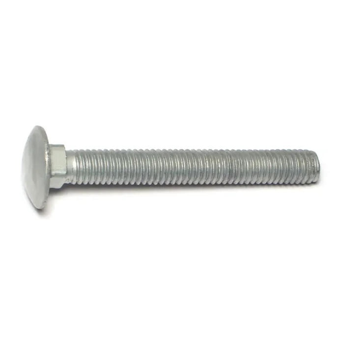 3/8″-16 x 3″ Hot Dip Galvanized Grade 2 / A307 Steel Coarse Thread Carriage Bolts