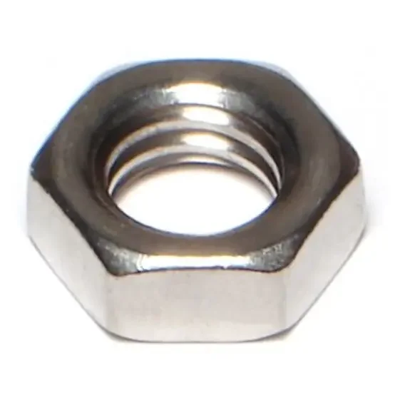 3/8″-16 x 5/8″ 18-8 Stainless Steel Coarse Thread Jam Nuts