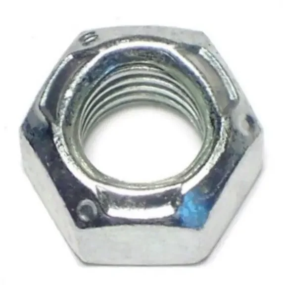 3/8″-16 Zinc Plated Grade 2 Steel Coarse Thread Lock Nuts
