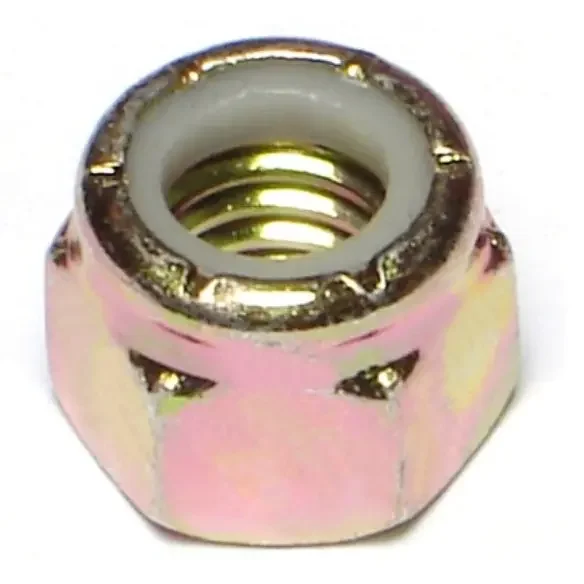 3/8″-16 Zinc Plated Grade 8 Steel Coarse Thread Nylon Insert Lock Nuts