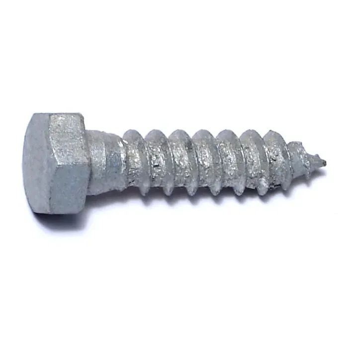 3/8″ x 1-1/2″ Hot Dip Galvanized Steel Hex Head Lag Screws