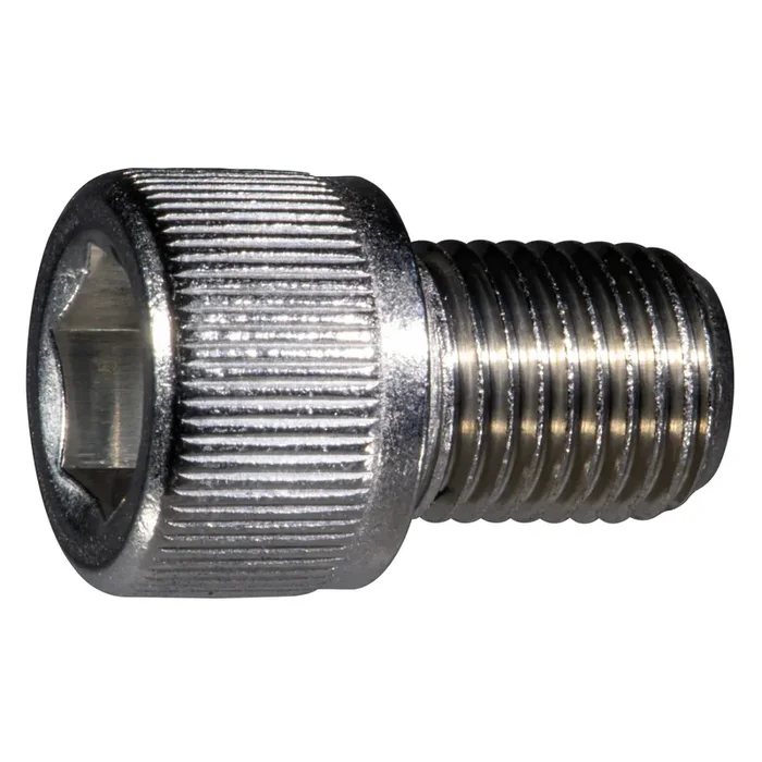 3/8″ x 1/2″ Stainless Steel Fine Thread Knurled Head Hex Socket Cap Screw