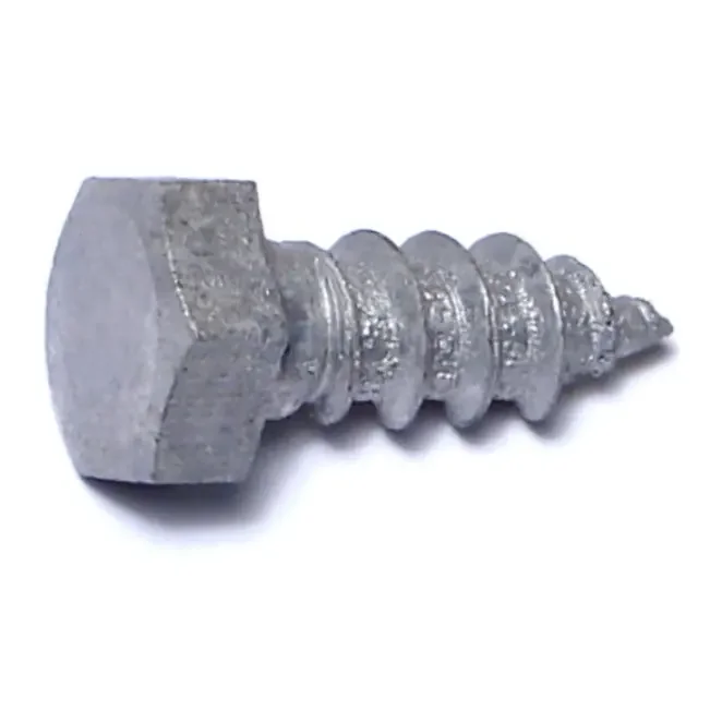 3/8″ x 1″ Hot Dip Galvanized Steel Hex Head Lag Screws