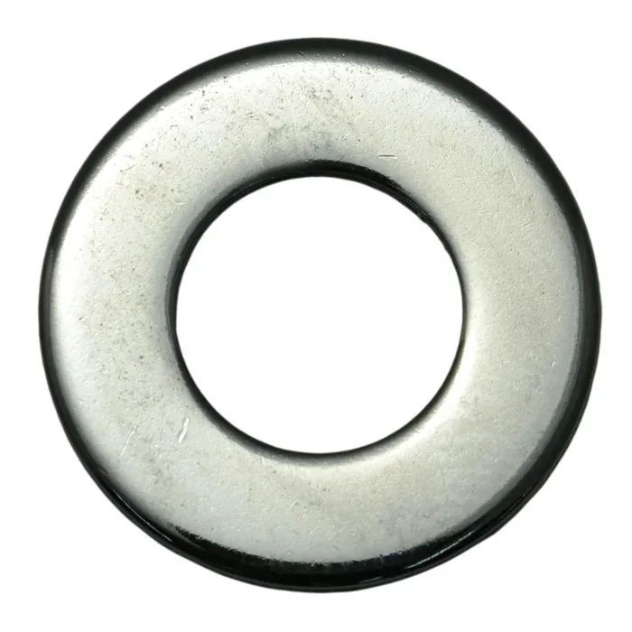 3/8″ x 13/32″ x 13/16″ Chrome Plated Grade 2 Steel SAE Flat Washers