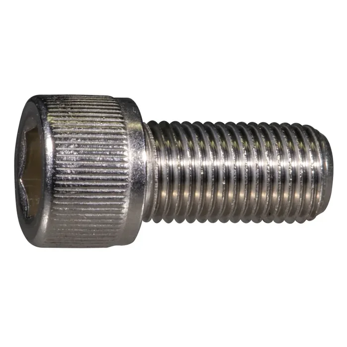 3/8″ x 3/4″ Stainless Steel Fine Thread Knurled Head Hex Socket Cap Screw