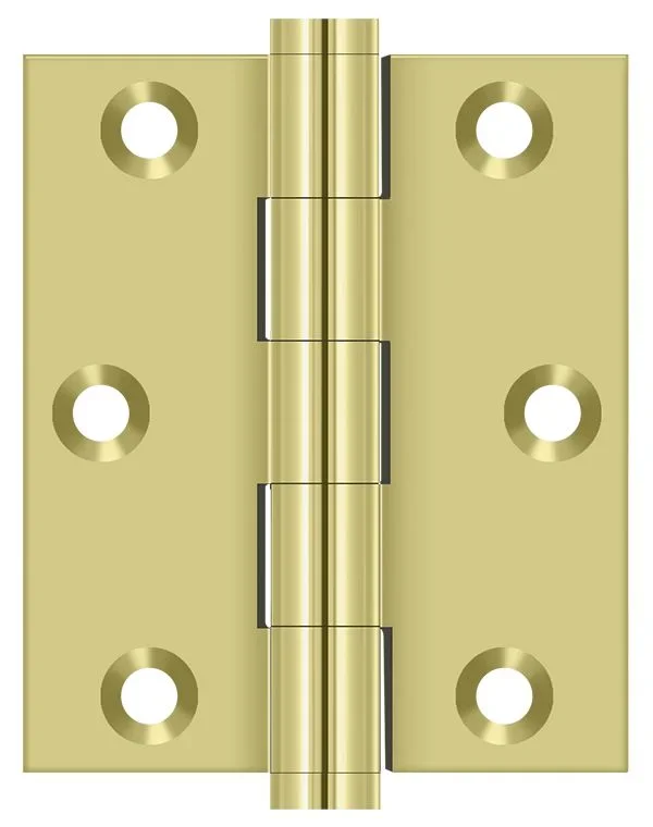 3″ x 2-1/2″ Screen Door Hinge – Polished Brass by Deltana