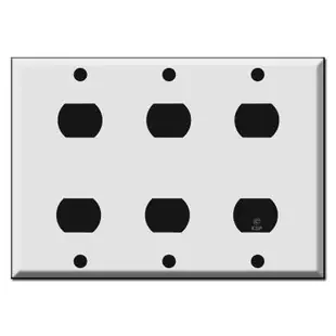3-Gang Despard Switch Covers for 6 Low Voltage Trigger Switches
