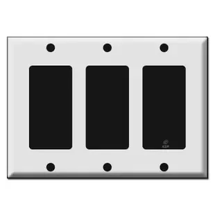 3 GFCI Decora Rocker Switch Plate Covers