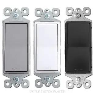 3 Way 15A Rocker Switches Pass & Seymour TM873