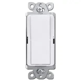 3-Way Rocker Decorator Light Switch – White