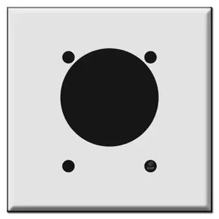 30A or 50A Offset 2.165″ Receptacle Square Outlet Cover Switch Plate