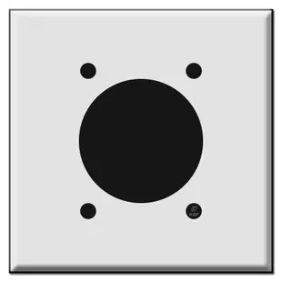 30A or 50A Range or Dryer 2.125‘‘ Power Outlet Cover Plate