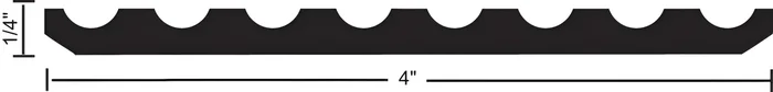 36″ Aluminum Threshold Assembly Part, 1/4″ x 4″ – NGP Weatherstripping