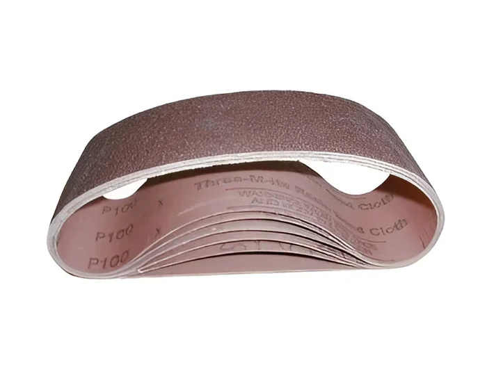 3M 341D 3×24 Maroon ClosedCoat Belt 60G for Woodworking
