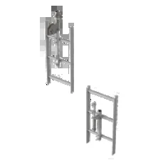 3M DBI-SALA Lad-Saf Cable Vertical Safety System Bracketry with Climb Extension – 2 User – Galvanized/Stainless Steel – 6116630
