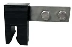 3M DBI-SALA Lad-Saf Cable Vertical Safety System Cable Guide For Steel Pole/Angle Leg Tower – Stainless Steel – 6100523
