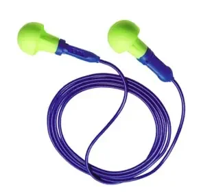 3M E-A-R PUSH-INS EAR PLUGS CORDED (100/BX)