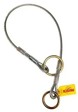 3M Protecta Pass-Thru Cable Tie-Off Adapter Anchor – Galvanized Steel – 6 ft – 2100193