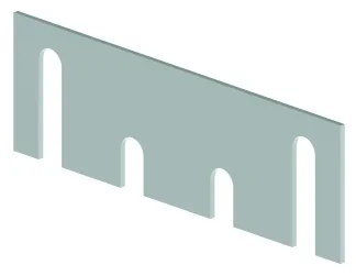 4-1/2″ .065 Gauge Template Hinge Shim – Prime Coat Finish by Hager Hinge