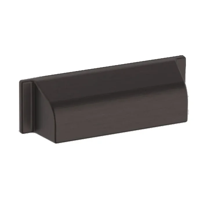 4″ Center to Center Transitional Cup Cabinet Pull – Venetian Bronze Finish by Baldwin Estate