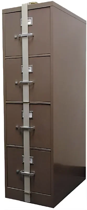 4 Drawer Security Bar for File Cabinet – HPC Inc