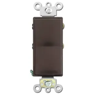 4-Way 20A Paddle Switch Leviton Decora – Brown