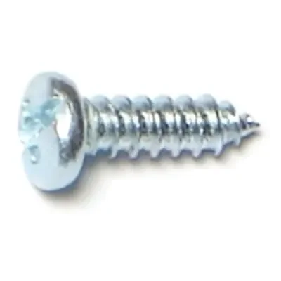 4 x 3/8″ Zinc Plated Steel Combo Pan Head Sheet Metal Screws