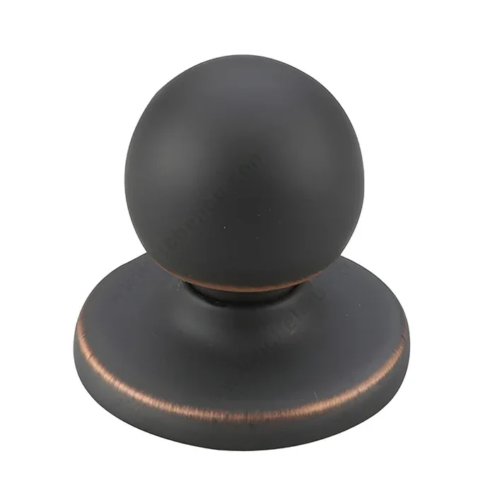 4605 Ball Knob with Backplate – Decorative Cabinet Hardware by Richelieu