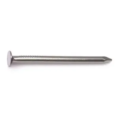 4d 1-1/2″ Bright Steel Smooth Shank Common Flat Head Nails