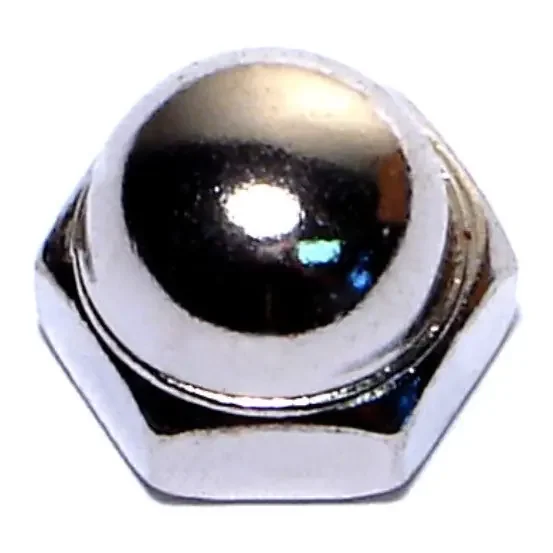 5/16″-18 Nickel Plated Steel Coarse Thread Acorn Cap Nuts