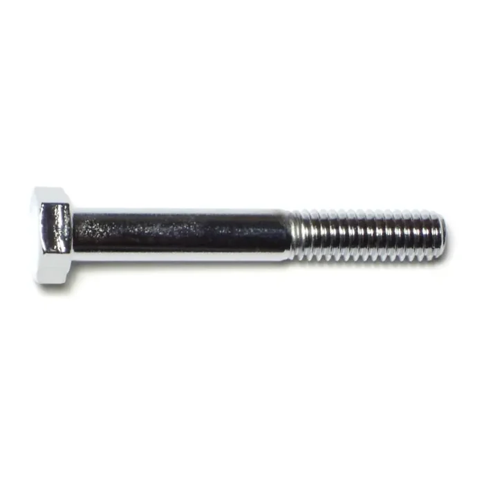 5/16″-18 x 2-1/4″ Chrome Plated Grade 5 Steel Coarse Thread Hex Cap Screws