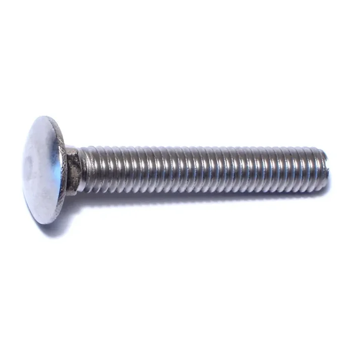 5/16″-18 x 2″ 18-8 Stainless Steel Coarse Thread Carriage Bolts