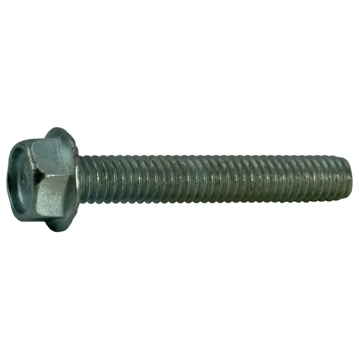 5/16″-18 x 2″ Zinc Plated Grade 5 Steel Coarse Thread Hex Washer Head Serrated Flange Bolts
