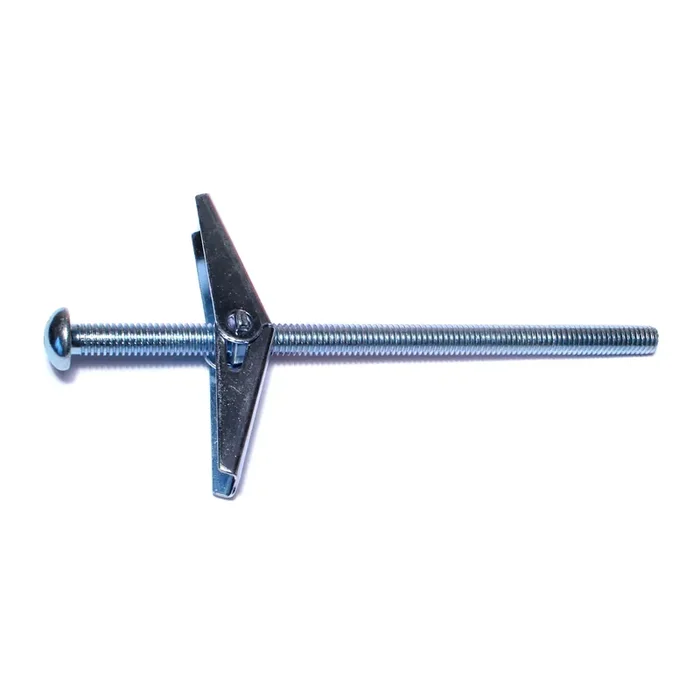 5/16″-18 x 6″ Zinc Plated Steel Round Head Toggle Bolts