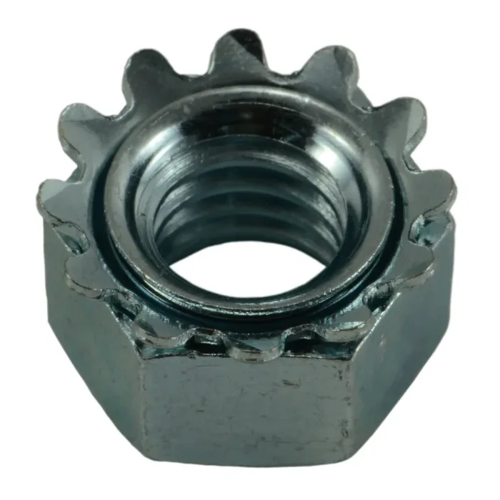 5/16″-18 Zinc Plated Grade 2 Steel Coarse Thread Kep Lock Nuts