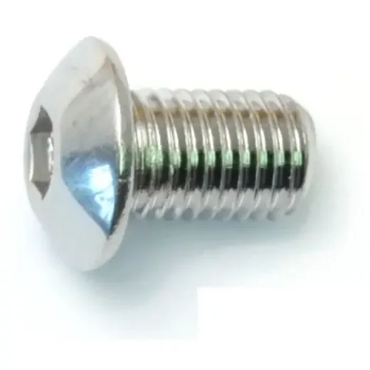 5/16″-24 x 1/2″ Polished 18-8 Stainless Steel Fine Thread Button Head Socket Cap Screws