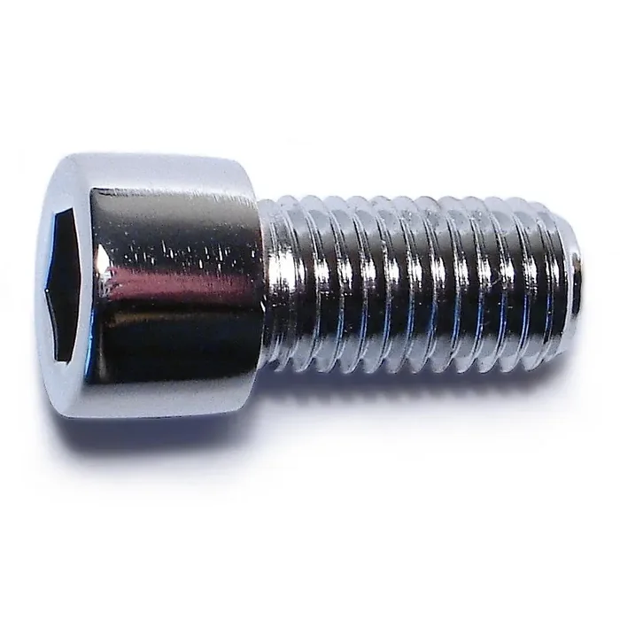 5/16″-24 x 5/8″ Chrome Plated Steel Fine Thread Smooth Head Socket Cap Screws