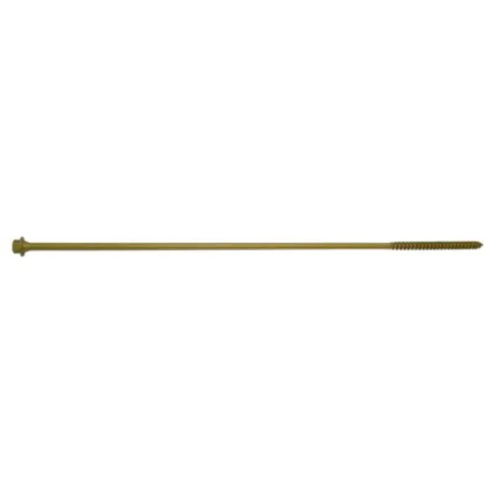 5/16 x 14″ Hex Head Tan Timber Saberdrive Screws Bulk Box (30 pcs.)