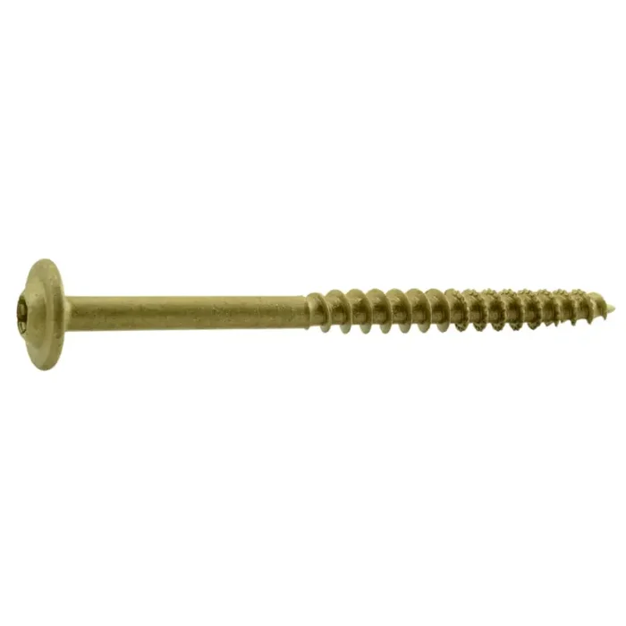 5/16 x 4″ Star Drive Tan Lag Saberdrive Screws Bulk Box (30 pcs.)