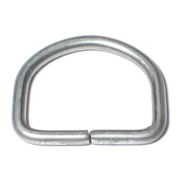 5/32″ x 1-5/16″ Zinc Plated Steel D-Rings
