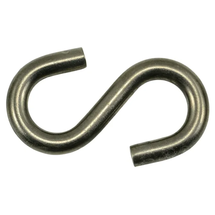 5/32″ x 5/8″ x 2-1/4″ 18-8 Stainless Steel S Hooks