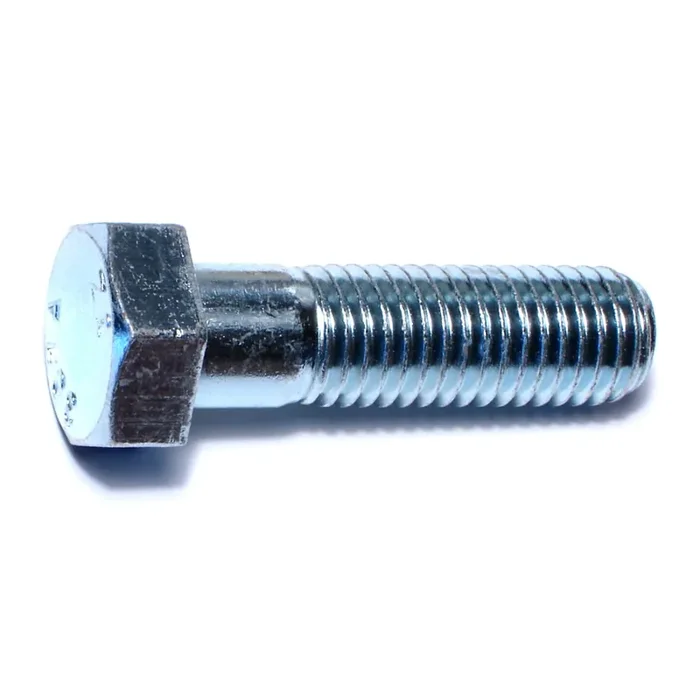 5/8″-11 x 2-1/4″ Zinc Plated Grade 2 / A307 Steel Coarse Thread Hex Bolts