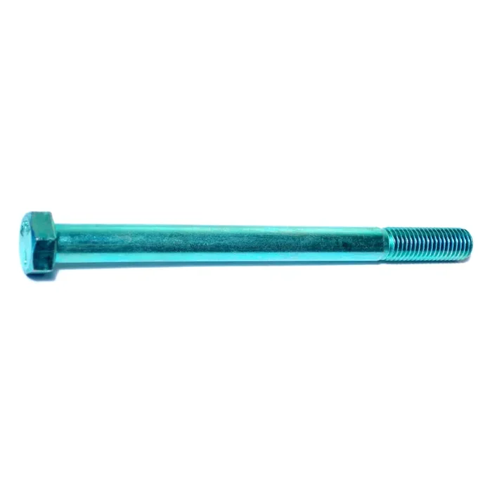 5/8″-11 x 7-1/2″ Green Rinsed Zinc Plated Grade 5 Steel Coarse Thread Hex Cap Screws