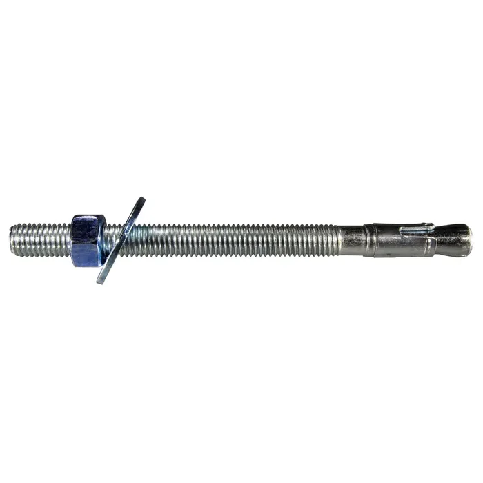 5/8″-11 x 8-1/2″ Zinc Plated Steel Coarse Thread Concrete Wedge Anchors