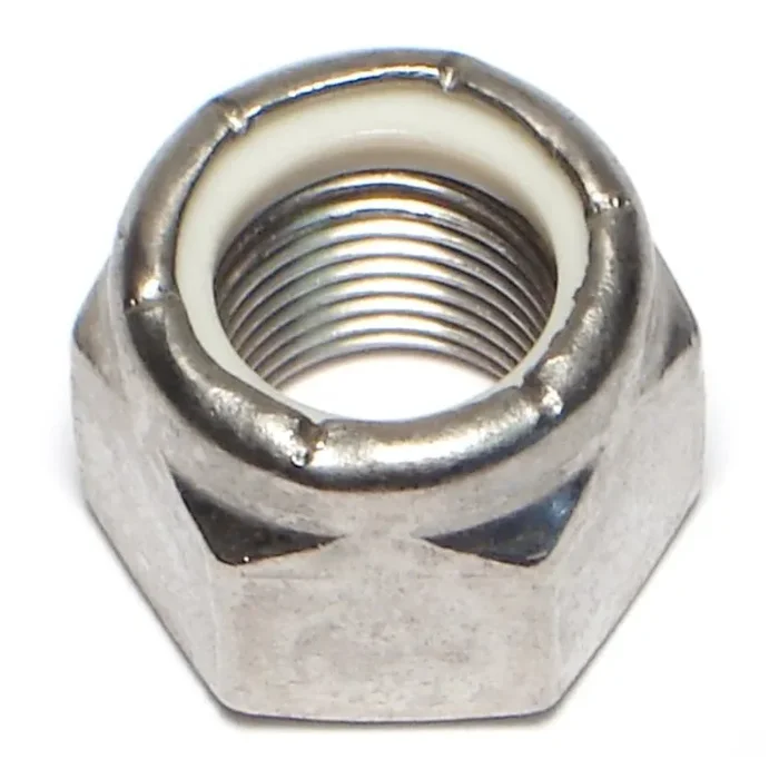 5/8″-18 18-8 Stainless Steel Fine Thread Nylon Insert Lock Nuts