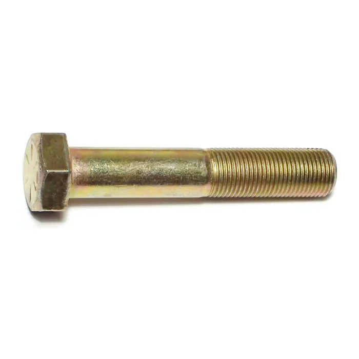 5/8″-18 x 3-1/2″ Zinc Plated Grade 8 Steel Fine Thread Hex Cap Screws