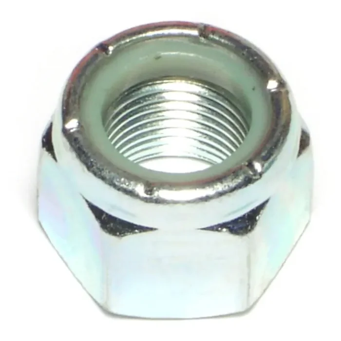 5/8″-18 Zinc Plated Grade 2 Steel Fine Thread Nylon Insert Lock Nuts