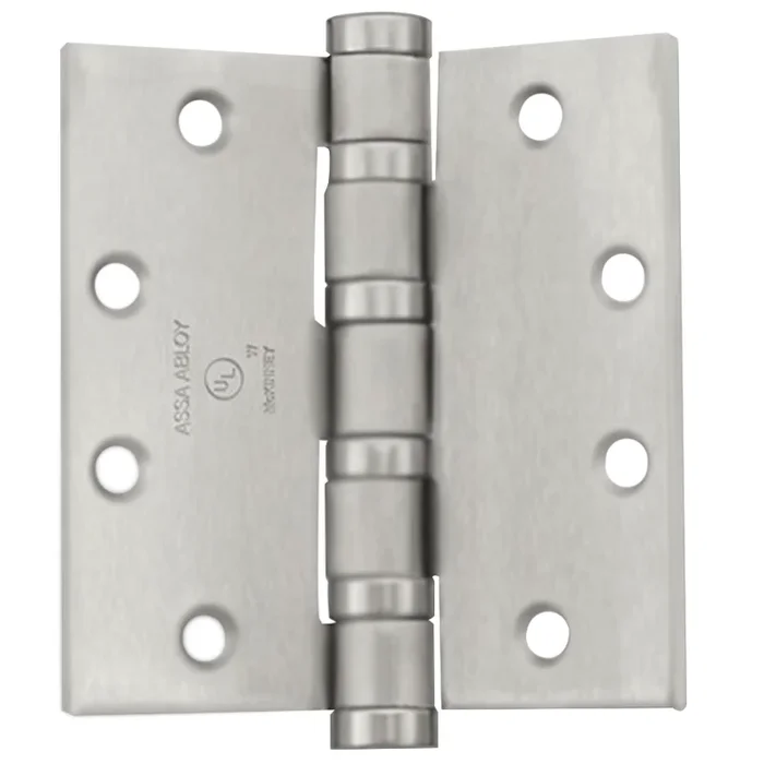 5-Knuckle Heavy Weight Full Mortise Hinge – 4.5in x 4.5in Satin Stainless Steel