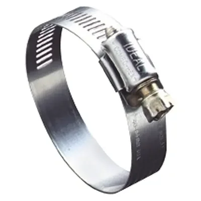 54 Series Worm Drive Clamp, 1 1/8″ Hose ID, 3/4″-1 3/4″ Dia, 201/301 Stnls Steel
